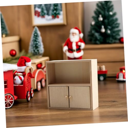 Bibliothèque miniature en bois Abaodam pour une décoration de précision