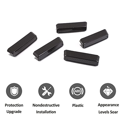 Image of Car Front Bumper Grille Covers Compatible with Ford Maverick 2022 Car Front Grille Mesh Inserts Trim Cover Front Grill Mesh Inserts Clip-in Grille Guard Car Air Inlet Vent Grille Cover ABS Accessories