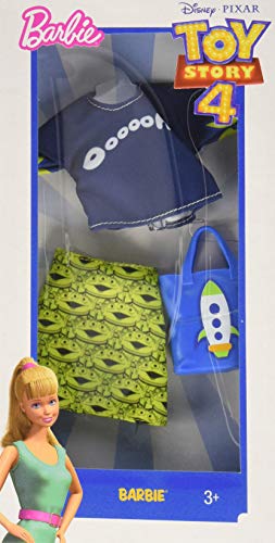 Mattel Barbie - vestidito Toy Story 4, Modelo Marcianos