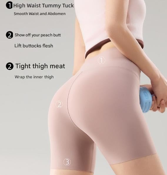 Sixth Pandas Shapewear, Sixthpandas Stay-in-Place Seamless Shaper Short, Invisibility Compression Pants for Women2