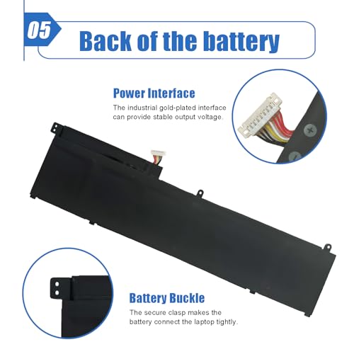 Image of 96Wh C32N2002 Laptop Battery Replacement for Asus ZenBook Pro 15 UX535