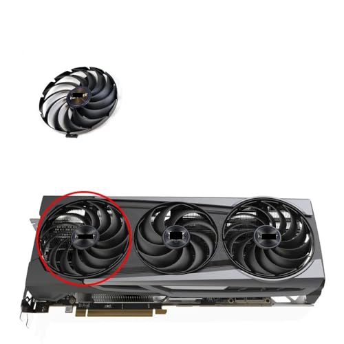 Graphics Card 87MM 95MM Compatible with RX 6700 6800 6900 XT Graphics Card Cooling Fan FDC10H12D9-C FDC10U12D9-C(A Fan)