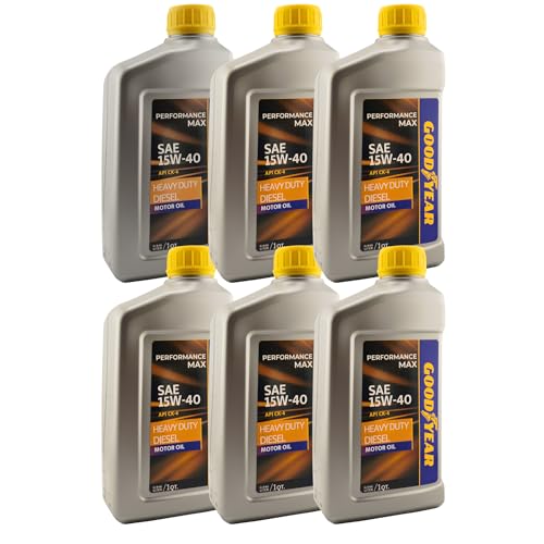 Aceite para motor Diesel 15W-40 Goodyear 1 Quart Pack 6 miniatura 1