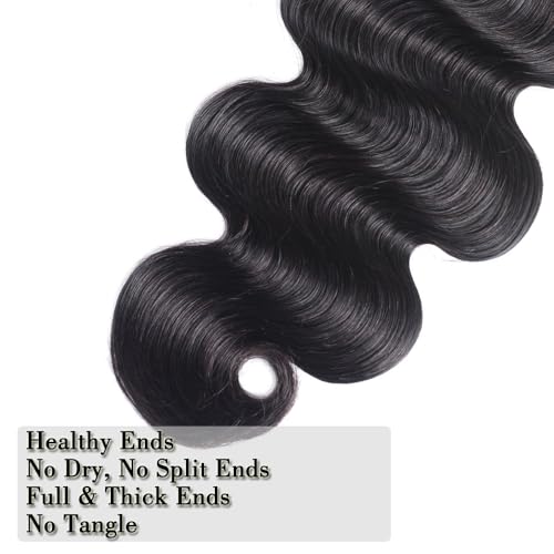 12A Human Hair Bundles 14 16 18 20 Inch Body Wave Bundles Human Hair 400g Brazilian Bundles Human Hair Unprocessed Human Hair Weave 4 Bundles Deals Brazilian Body Wave Bundles Human Hair Extensions - Image 6