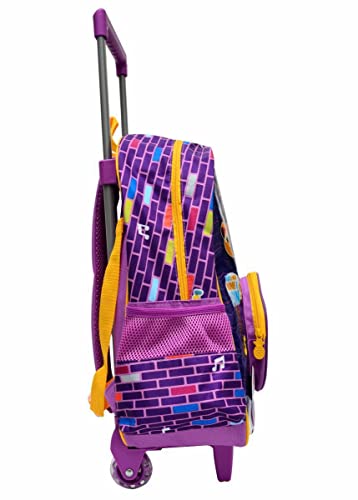 Kit Mochila Rodinha Lancheira Estojo Bolofofos