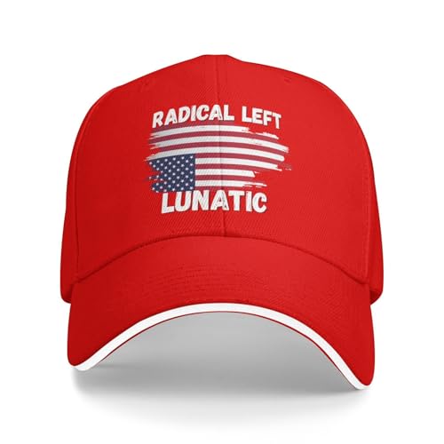 Photo de NLWQEKV Casquette Unisexe Radical Left Lunatic Sandwich Cap Noir