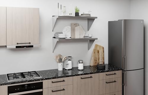 Image of AmGood 36 inch Long X 16 inch Deep Stainless Steel Wall Shelf | NSF Certified | Appliance & Equipment Metal Shelving | Kitchen, Restaurant, Garage, Laundry, Utility Room