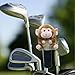 Colaxi Club Headcover, Funny Golf Head Cover, Adorable, Funny Cartoon Cute Protection Sleeve Golfer Gift, Fairway Wood Monkey