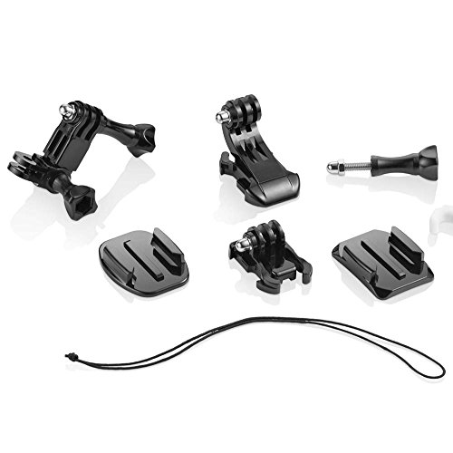Acessório para Câmera de Ação Kit de Suportes de Fácil Instalação Compatível com GoPro, Atrio e Outr
