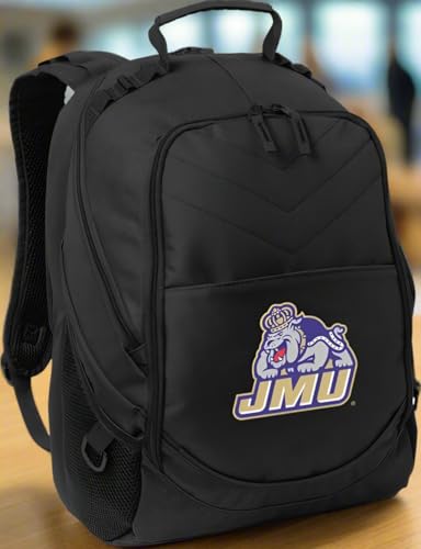 Image of Broad Bay JMU Backpack | James Madison University, Dukes Official Logo, Padded Laptop Compartment, Fits Up to 17 inch Laptops