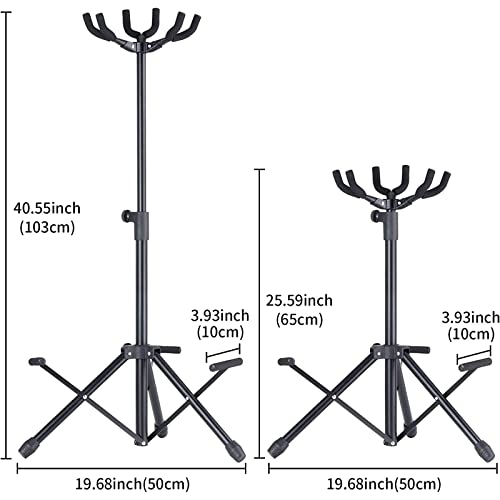 NVIVN 3 Multi-Stand pour Guitare, Réglable en Hauteur – Style Vertical, Réglable en Hauteur, Adapté À La Scène Ou À La Maison, Ukulélé, Basse, Support De Support Debout - Les Beatles, Paul McCartney, John Lennon, RIngo Starr, George Harrison NVIVN 3 Multi-Stand pour Guitare, Réglable en Hauteur - Style Vertical, Réglable en Hauteur, Adapté À La Scène Ou À La Maison, Ukulélé, Basse, Support De Support Debout – Image 5