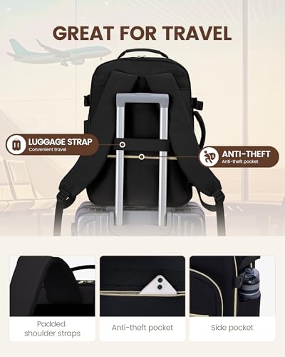 LOVEVOOK 40L TSA Carry On Backpack