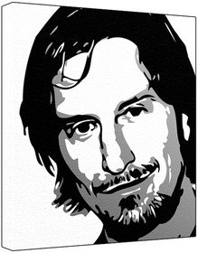 Ray Mckinnon (100% Original Painting. Not A Print ) Acrylic Paint On Deep Framed Canvas (60 x 50 x 1.8 cm) 3-Colour Black/Grey/White-image-21