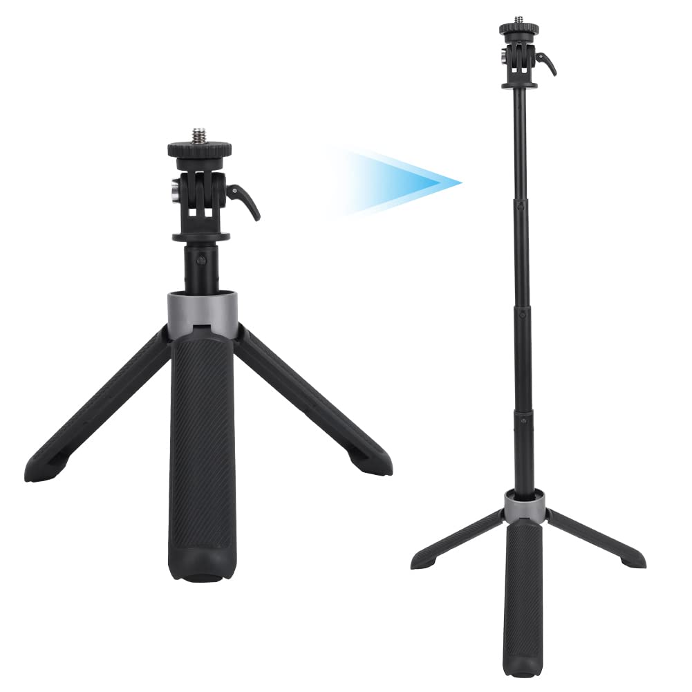 Action Camera Treppiede Pieghevole Asta per Selfie Asta di Prolunga Maniglia Antiscivolo per Fotografia All'aperto