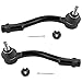 BOXI 2pcs Front Outer Tie Rod Ends Fit for Kia Rio 2006-2011 / for Kia Rio5 2006-2011 - Sedan/Hatchback 4-Door 1.6L l4 | ES800350 ES800349