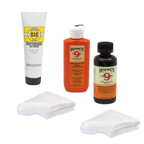 Westlake Market Gun Cleaning Kit Including Gun Cleaner, Lube Oil, and Anti-Rust Grease with Patches