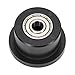 Keenso Gym Machine Roller Wheels, 42mm Universal Bearing Rollers with Stainless Steel for Exercise Equipment, Garage Doors, Home Projects