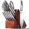 KnifeSaga-Knife-Set-Premium-Japanese-High-Carbon-Stainless-Steel-14-Pcs-Kitchen-Knives-Block-Set-with-Built-in-Sharpener-and-Wood-Block-Razor-Sharp-Knife-Sets-for-Kitchen-with-Ergonomic-Handle KnifeSaga Knife Set Premium, Japanese High Carbon Stainless Steel 14 Pcs Kitchen Knives Block Set with Built-in Sharpener and Wood Block, Razor Sharp Knife Sets for Kitchen with Ergonomic Handle