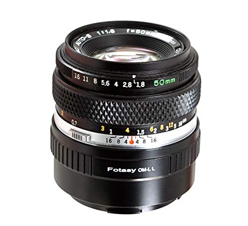 Image of Fotasy Olympus OM Lens to L Adapter, Copper, OM Lens Adapter to L Mount, Compatible with Panasonic S1 S1H S1R S4 S5 Leica SL SL2 TL2 TL Leica T Sigma fp fp L Mirrorless Camera