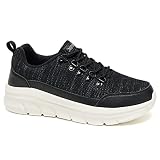 XPACS Womens Orthopedic Walking Shoes for Plantar Fasciitis Pain Relief, Comfortable Arch Support Sn