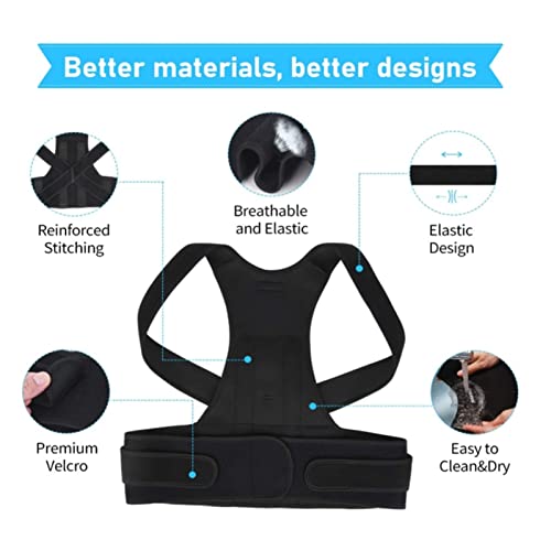 Correcteur de dos pour cou et épaules ajustable taille moyenne