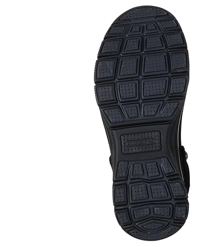Skechers Skechers Women's Easy Going - Distinctive Charm, Sling Open Back with Air-Cooled Memory Foam, Black/Black, 5.5M