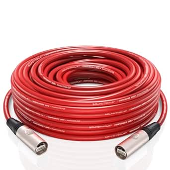 Sound Tools SuperCAT Professional Grade Shielded CAT5e EtherCON Cable, Flexible Polyurethane Jacket, Neutrik Connectors (3 Feet, Black - View #6