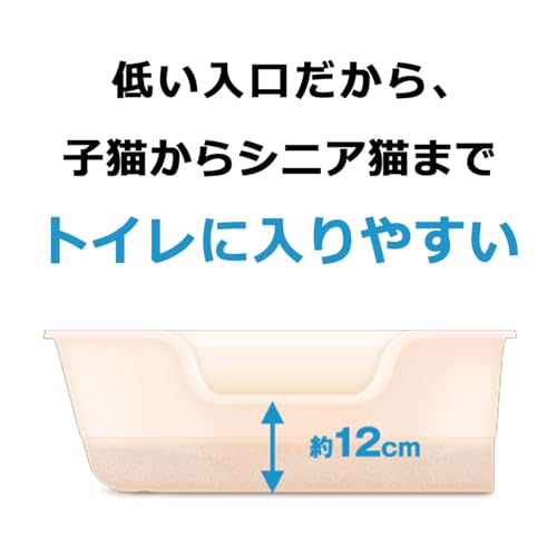 ライオン ニオイをとる砂 獣医師開発猫トイレ ナチュラルグレー + ニオイをとる砂 無香料 5.5L×2袋セット の商品画像 10