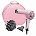 Produktbild Remington Haartrockner Retro Pink Lady D4110OP, 2000 Watt, Keramikgitter für eine gleichmäßige Wärmeverteilung, Stylingdüse, Diffusor, rosa