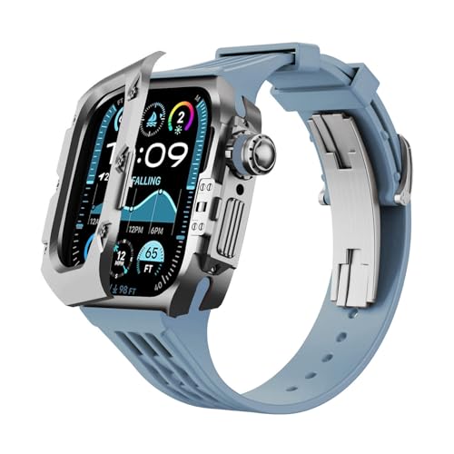Bracelet transparent Apple Watch Series 9 stylé pour le quotidien et le bureau