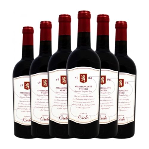Cielo e Terra Appassionante Veneto: Vino Tinto Crianza en Caja de 6 Botellas de 75 cl Cielo e Terra Appassionante Veneto: Vino Tinto Crianza en Caja de 6 Botellas de 75 cl