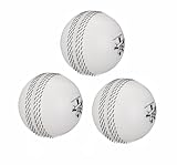 Victory T-20 Synthetic Cricket Ball for Tournament, Street Match - Wind Ball (White)