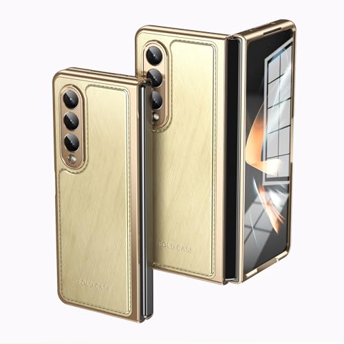 Étui de protection compatible Samsung Galaxy Z Fold 3 avec vitre écran et coque antichoc