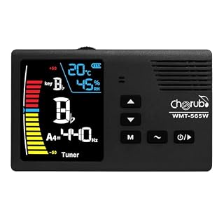 Cherub WMT-565W Metronome Tuner, Rechargeable 5 in 1 Digital Metronome, Tuner, Sound, Hygrometer, Thermometer Generator for Wind Instrument - Les Beatles, Paul McCartney, John Lennon, RIngo Starr, George Harrison
