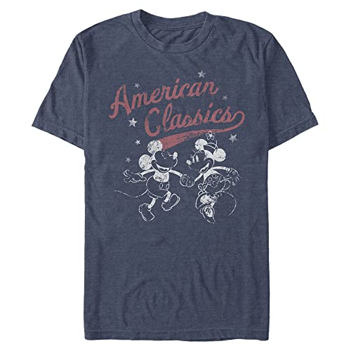 Disney Deux Classiques t-shirt homme col rond manches courtes en coton premium