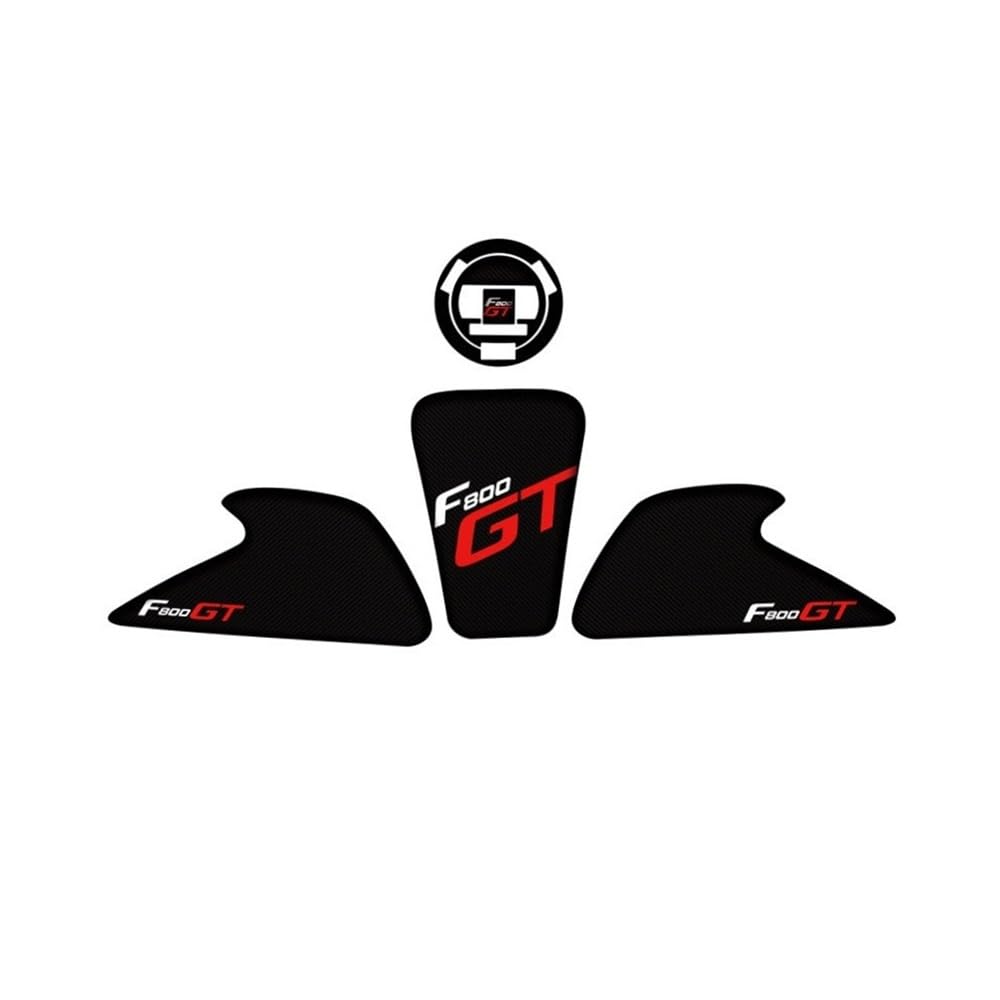 Autocollant réservoir F800GT carbone anti-rayures : grip de genou moto