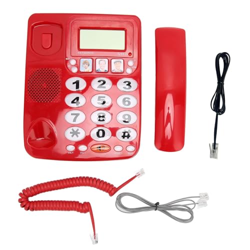 Téléphone à gros boutons Dpofirs contre les difficultés de numérotation