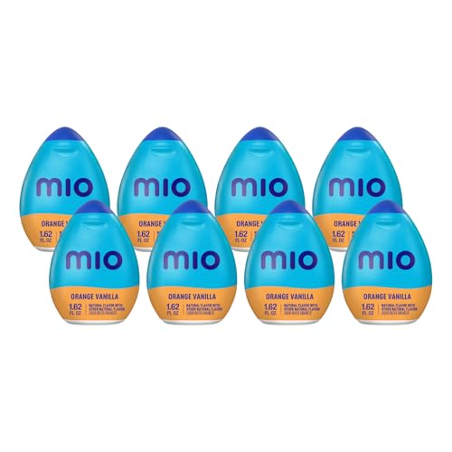 Image of Mio Vitamins Water Enhancer, Orange Vanilla, Each with Essential Vitamins & Electrolytes, 1.62 oz. (Pack of 8)