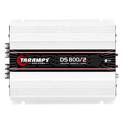 Módulo Taramps DS 800x2 2 ohms 800 W RMS 2 Canais Amplificador Som Automotivo