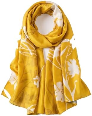 Trillion London® Spring Collection | Silk Scarf For Women's | Ladies Lightweight Scarves | Neck Scarf For Women | Shawls Wraps