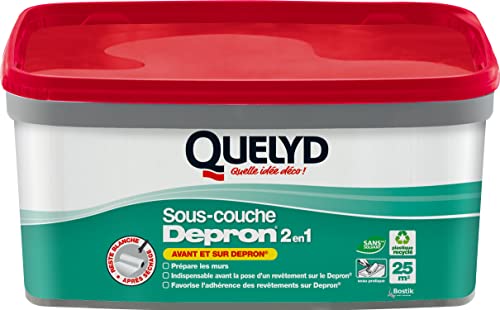 Quelyd 30601416 Capa Inferior Depron 2 en 1, Opacificante, 5 l (Lot de 1) Cover