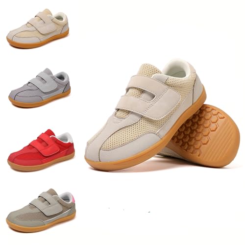 Toddler/Little/Big/Kid Trail Running Shoes,Kids Wide Barefoot Shoes,Boys/Girls Minimalist Zero Drop Sneakers with Wide Toe Box,Size 25-37