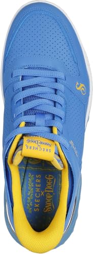 Skechers - Mens Sizzle - Snoop Sizzle Toke Slip On Shoes, Color Blue/Yellow, Size: 9.5 M US2