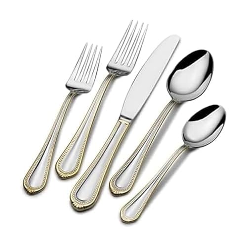 Mikasa Regent Bead Gold Flatware