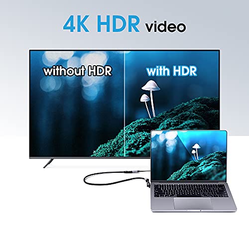 aceyoon USB C-verlenging, 0,5 m, 240 W, USB C 3.2 kabelverlenging, ondersteunt PD snel opladen, 20 Gbps/Gen2 en 4K @60Hz video-overdracht, USB type C, verlenging voor MacBook, voor Galaxy S23/S22 enz - Afbeelding 7