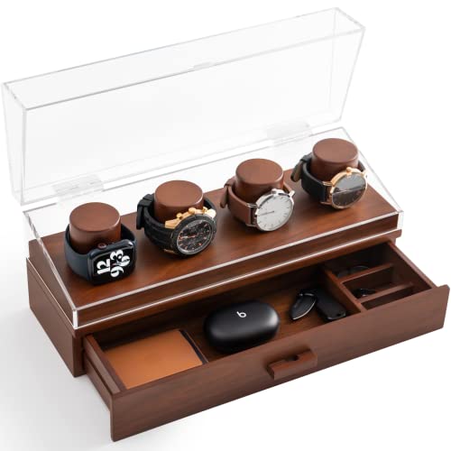 Watch Display Case Watch Holder Mens Watch Case Watch Organizer for