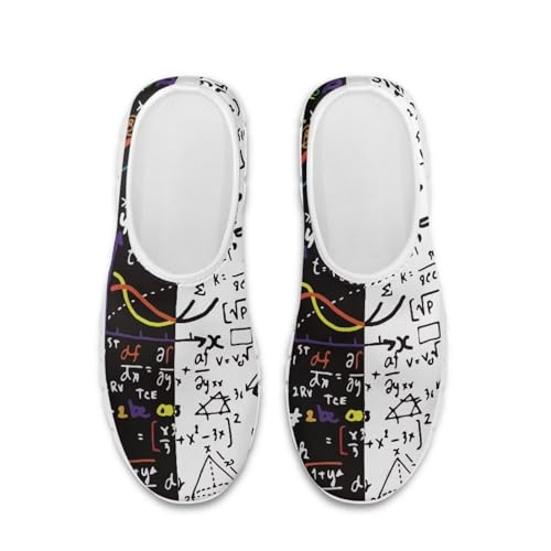 JoyLamoria Butterfly in Black and White Shoes for Wome Slip on Walking Shoe Art Travel Work Loafers Lightweight