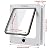 CEESC Extra Large Cat Door (Outer Size 11.6" x 9.8"), Rotary 4 Way Locking Cat Door for Interior Exterior Doors, Weatherproof Pet Door for Cat & Doggie with Circumference < 24.8",Upgraded Version