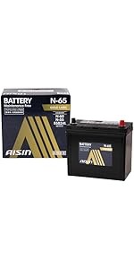 Amazon | 【2026年モデル】アイシン(AISIN) 車用 バッテリー M-55 (M