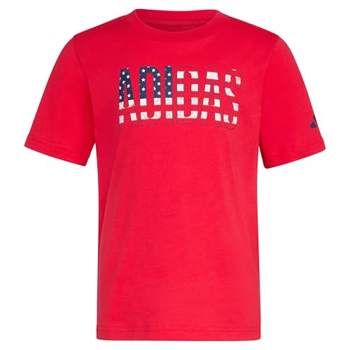 adidas Boys' Short Sleeve Graphic Tee Shirt